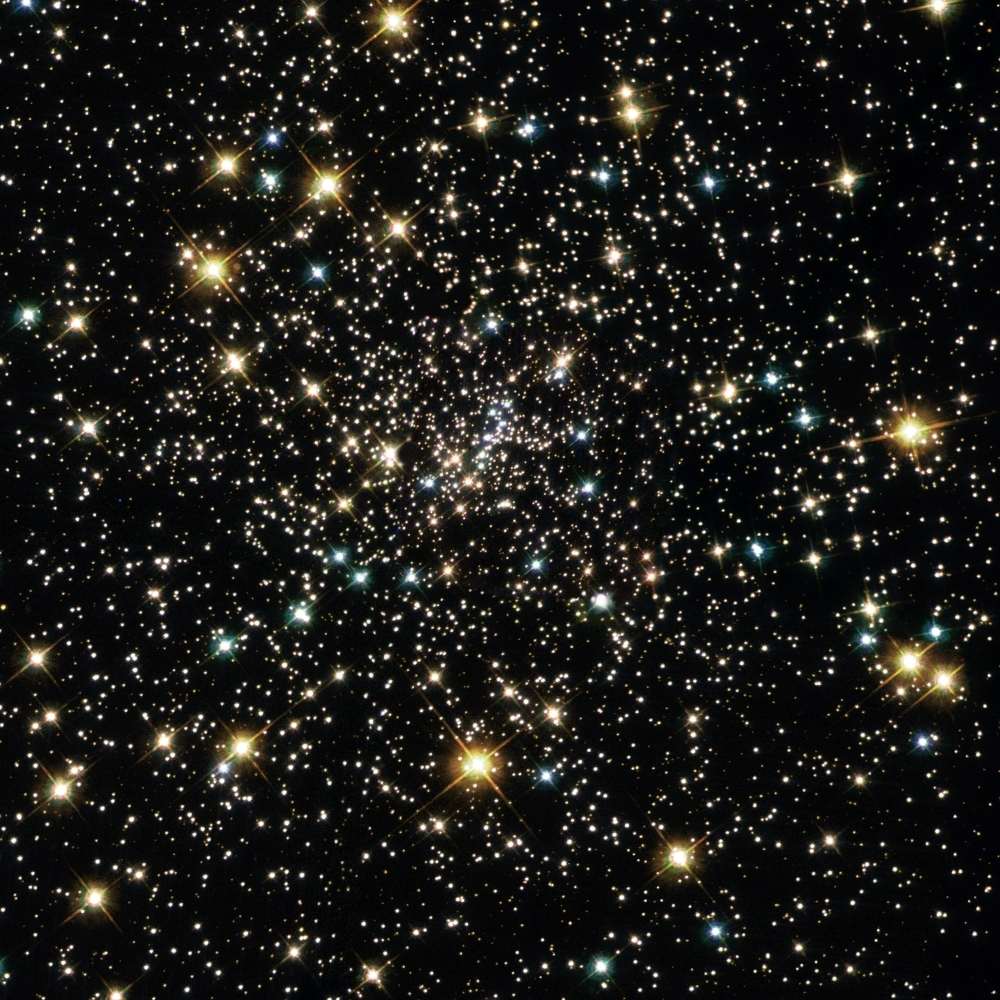 High-resolution Hubble image of NGC 6397, a nearby core-collapsed globular cluster filled with densely packed ancient stars.