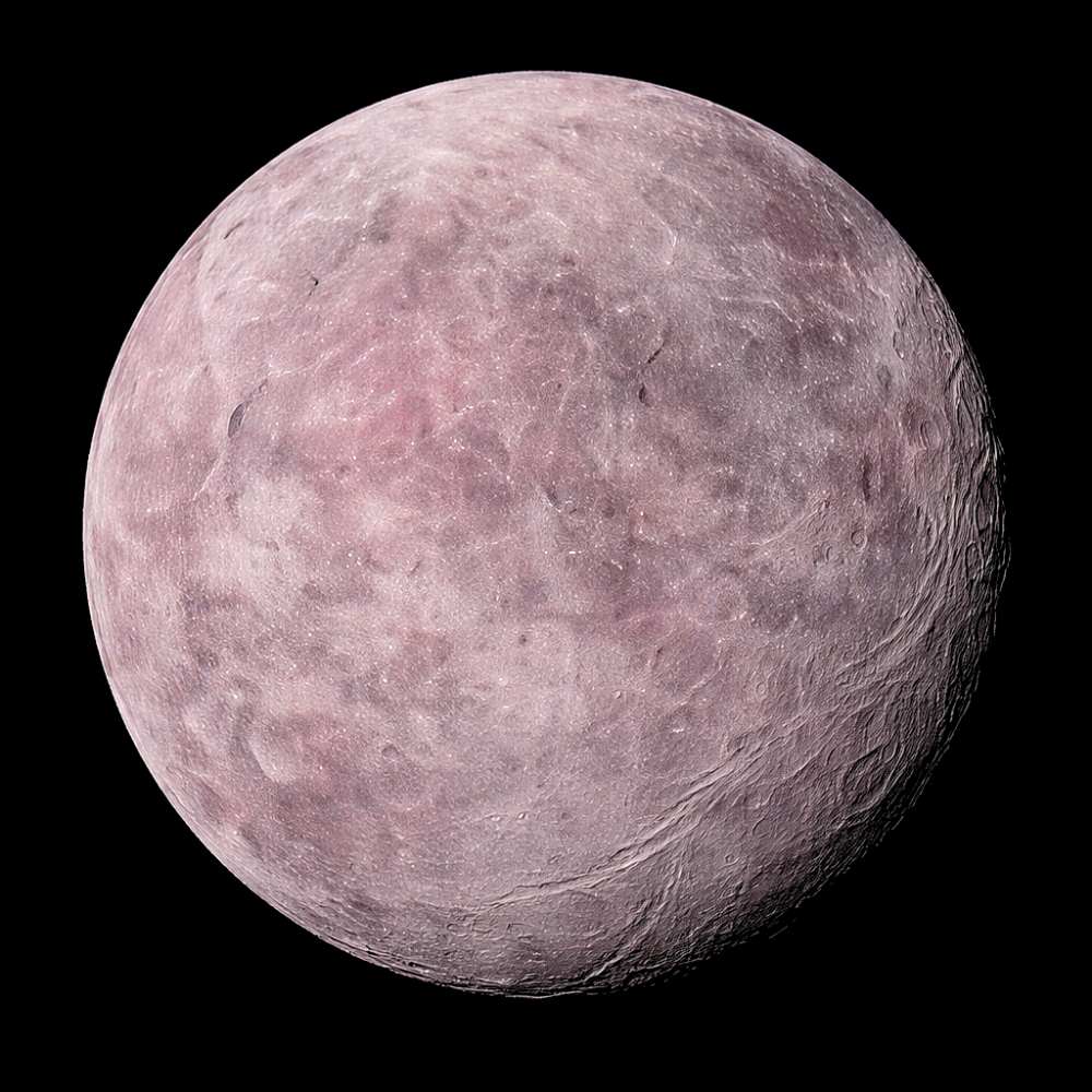 Artist’s impression of Salacia, a large trans-Neptunian object in the Kuiper Belt, showing its icy, moderately cratered surface in the outer Solar System.